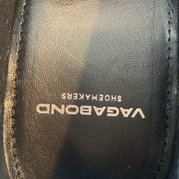 Vagabond Square Toe Black Loafer - Picture 4 of 4